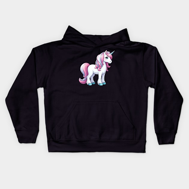 Unicorn S01 D81 Kids Hoodie by Houerd